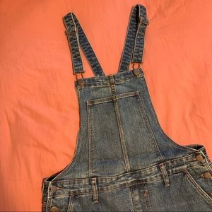 Medium Wash Overalls